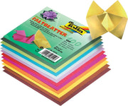 Vouwbladen Folia 20x20cm - ass.kleuren 70gr pak 100 vel