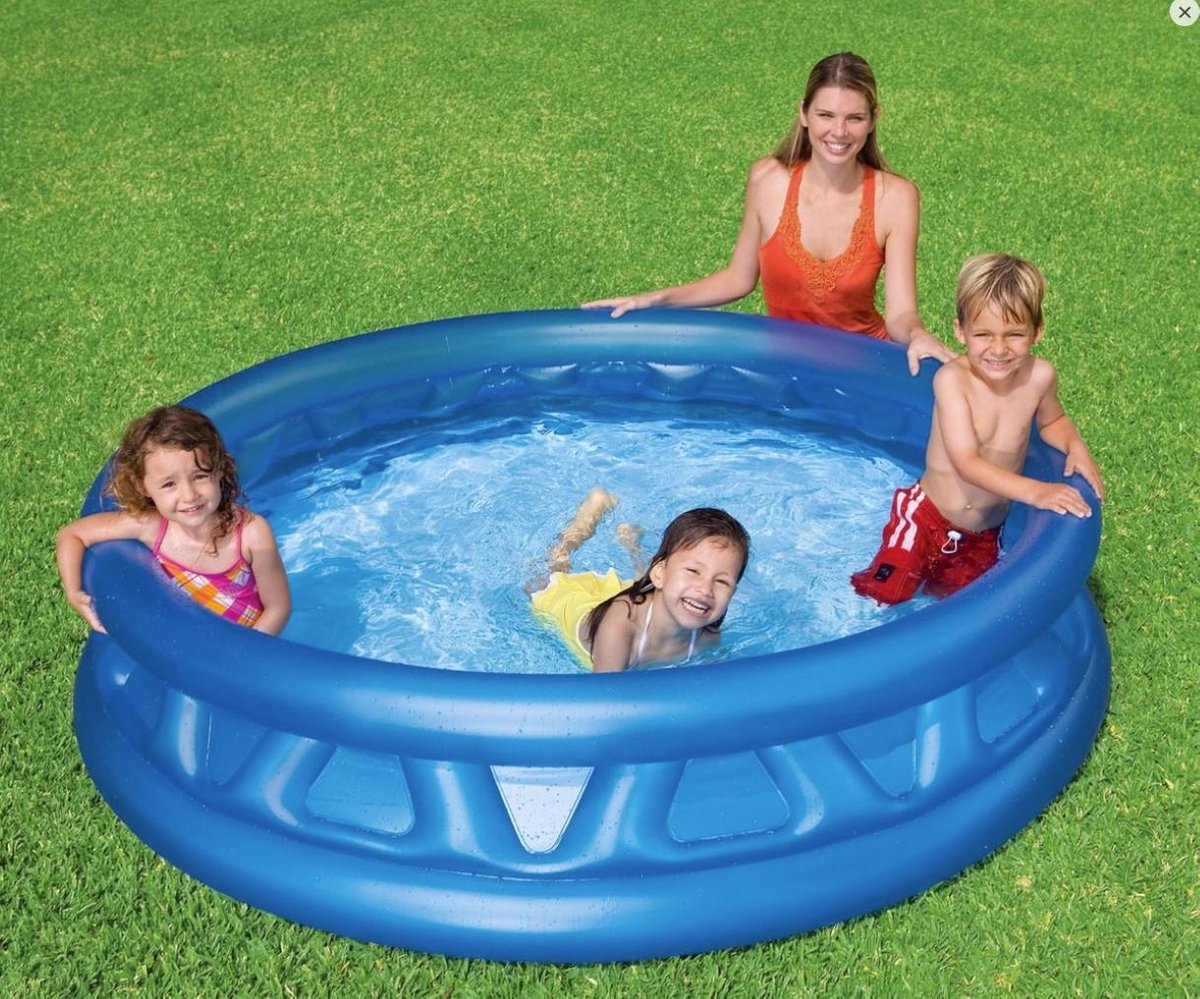 Opblaaszwembad - Intex Soft Pool 188 x 46 Cm - badje