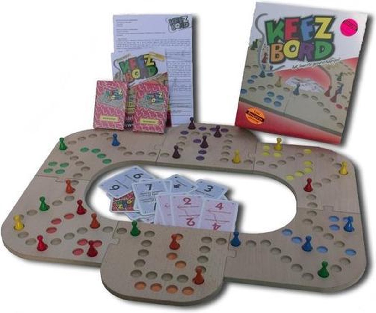 Keez bord 4-6 persoons hout
