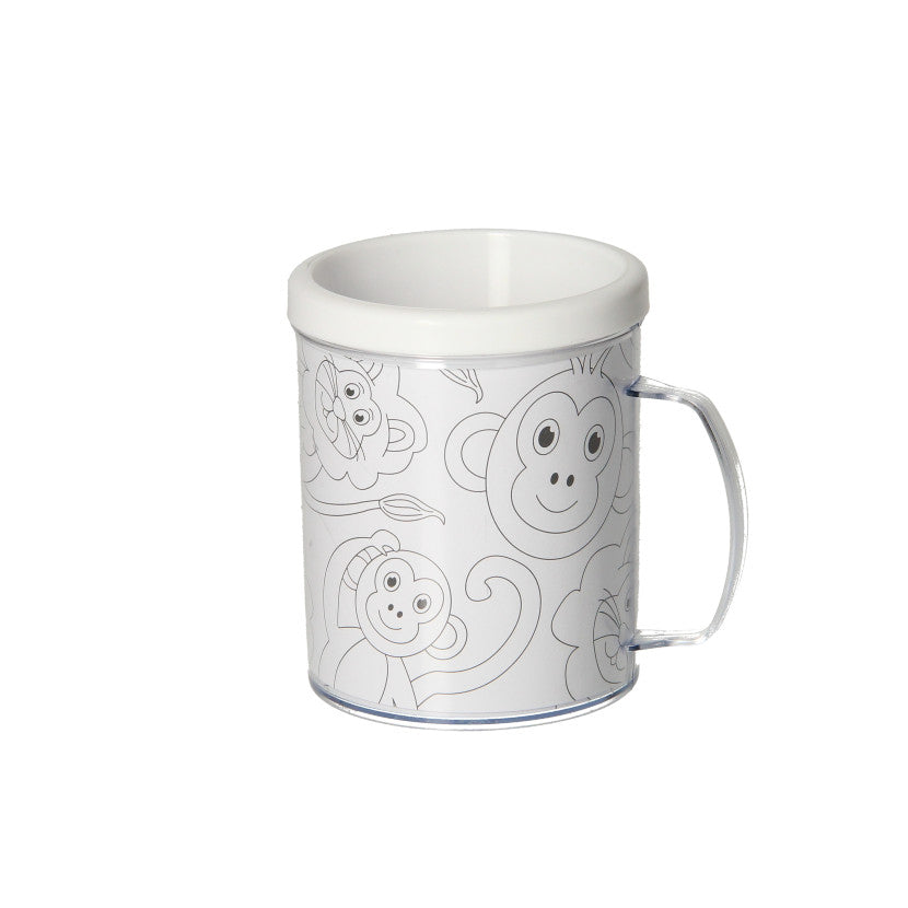 Kleur je eigen Mok Wilde Dieren