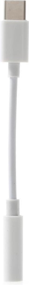GadgetBay Universele USB C naar AUX headphone jack ingang kabel dongle - Wit