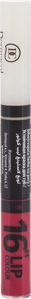 Dermacol - Lip Colour 16 hours Long 2v1 color lip gloss