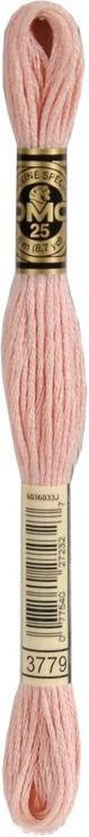 3 stuks DMC Borduurgaren-3779 Oud Rose/Zalm