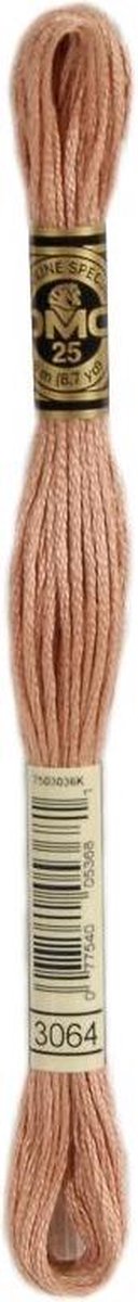 3 stuks DMC Borduurgaren-3064 Bruin