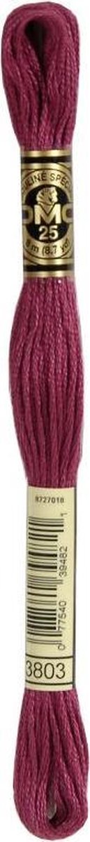3 stuks DMC Borduurgaren-3803 Aubergine