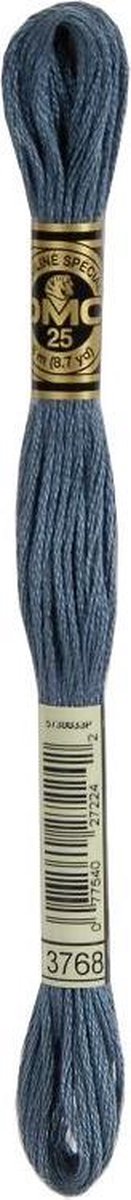 3 stuks DMC Borduurgaren-3768 Grijs