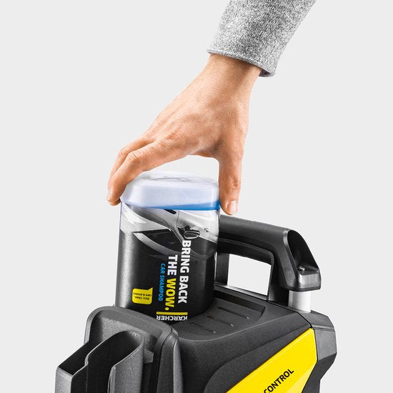 Kärcher K 7 Smart Control Flex Home Hogedrukreiniger - PremiumFlex hogedrukslang - 180 bar - 600 l/u - 60 m²/u - Slangshaspel - T 7 Plus Terrasreiniger - Reinigingsmiddel - Boost modus - App bediening