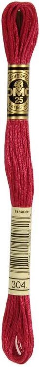 3 stuks DMC Borduurgaren-304 Rood