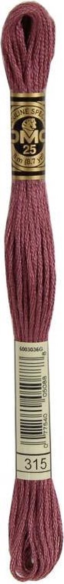 3 stuks DMC Borduurgaren-315 Donker Oud Rose