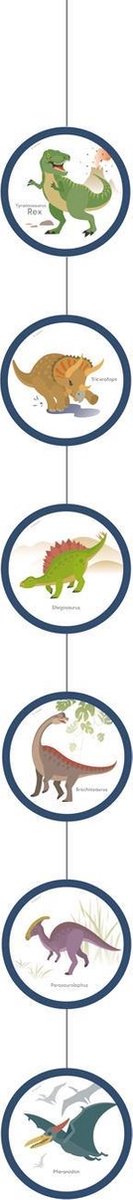 Amscan Decoratieslinger Happy Dinosaurs Papier 130 Cm 4 Stuks