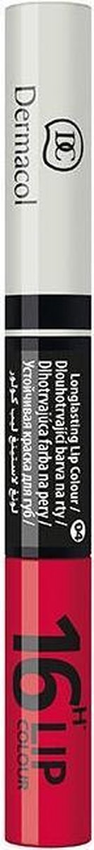 Dermacol - Lip Colour 16 hours Long 2v1 color lip gloss