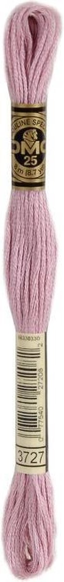3 stuks DMC Borduurgaren-3727 Oud Rose