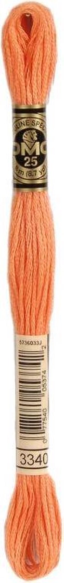 3 stuks DMC Borduurgaren-3340 Oranje