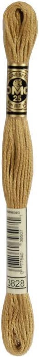 3 stuks DMC Borduurgaren-3828 Licht Bruin