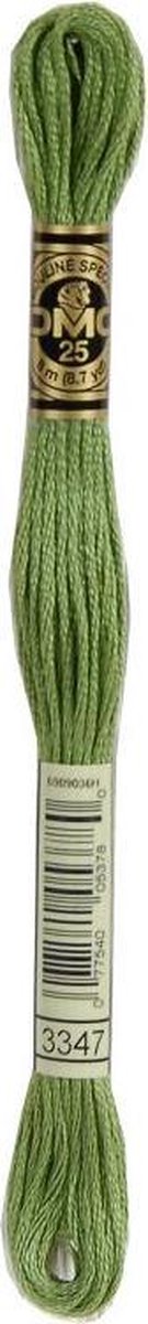 3 stuks DMC Borduurgaren-3347 Groen