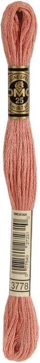 3 stuks DMC Borduurgaren-3778 Donker Zalm