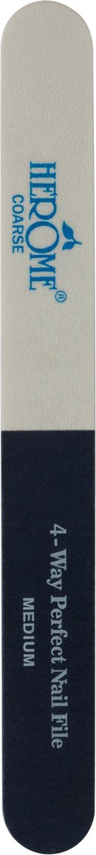 Herome 4-Way Perfect Nail File - Nagelvijl Met 4 Vlakken: Grof