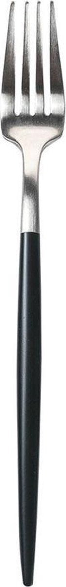 Bama Dessertvork Kyoto Silver Black - 12 Stuks