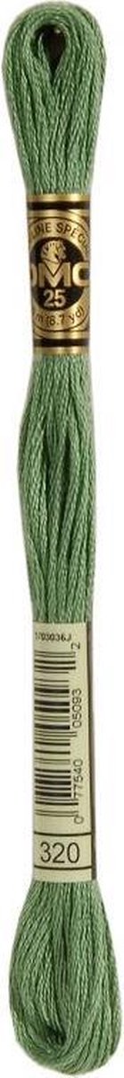 3 stuks DMC Borduurgaren-320 Groen