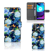 Telefoonhoesje | Met pasjeshouder | voor Motorola Moto E20 | E30 | E40 IJsvogel