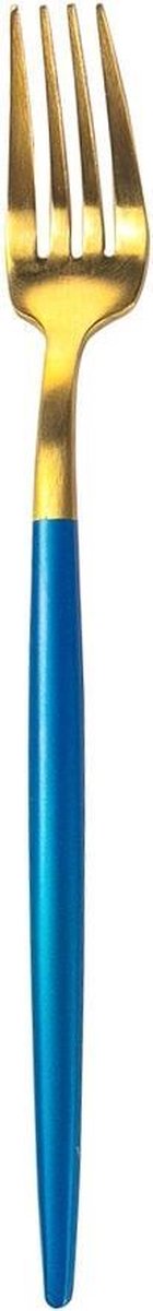 Bama Dessertvork Kyoto Gold Blue - 12 Stuks