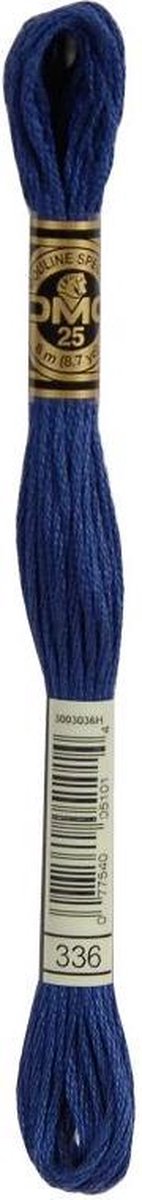 3 stuks DMC Borduurgaren-336 Blauw