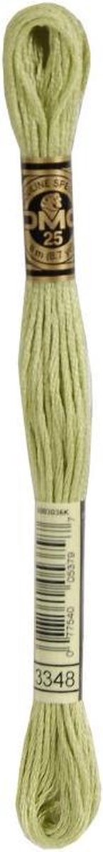 3 stuks DMC Borduurgaren-3348 Groen