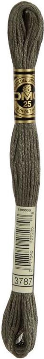 3 stuks DMC Borduurgaren-3787 Bruin