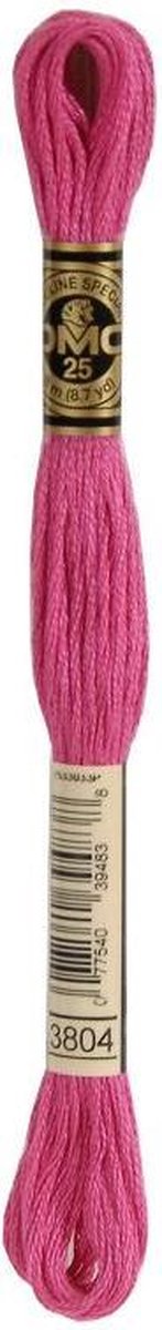 3 stuks DMC Borduurgaren-3804 Hard Rose