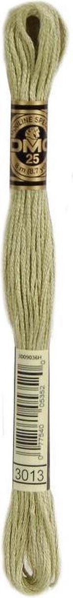 3 stuks DMC Borduurgaren-3013 Licht Groen