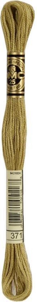 3 stuks DMC Borduurgaren-371 Licht Bruin