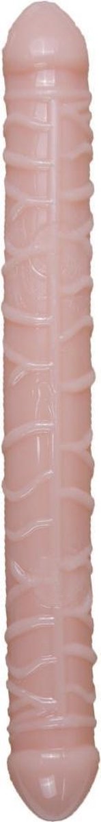Dildo-Flexible Double Dong - Beige