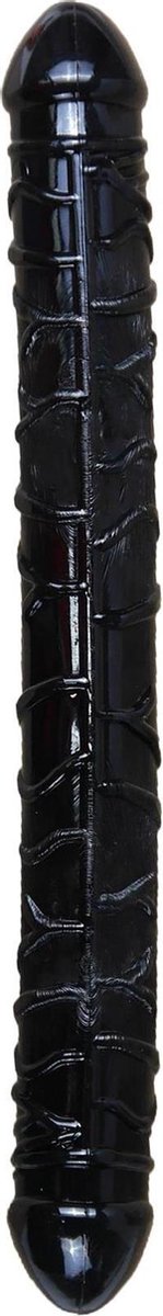 Dildo-Flexible Dubbele dildo-  dubbele  Dong - Zwart