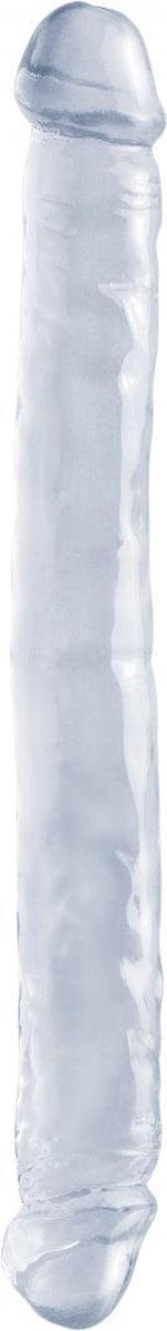 12" Double Dong - Clear - Double Dildos -