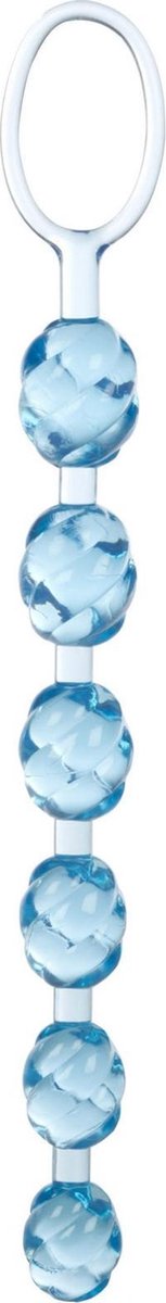 SWIRL PLEASURE BEADS BLUE