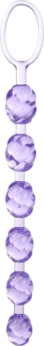 SWIRL PLEASURE BEADS PURPLE