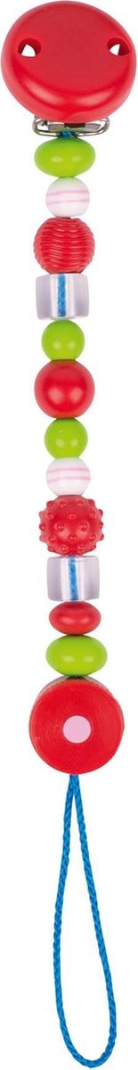 Heimess Fopspeenketting Roze Parel Met Strepen Plastic 21 Cm