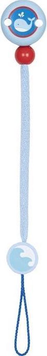Heimess Fopspeenketting Walvis Junior 21 Cm Blauw