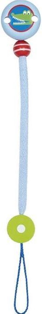 Heimess Fopspeenketting Krokodil Junior 21 Cm Blauw/groen