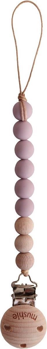 Speenkoord Mushie Mauve|Hout/Siliconen