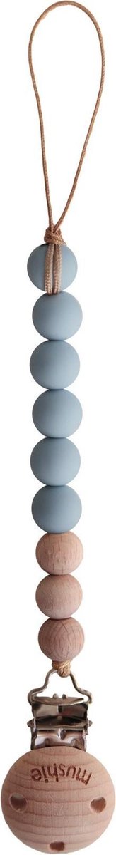 Speenkoord Mushie Cloud (hout/siliconen)