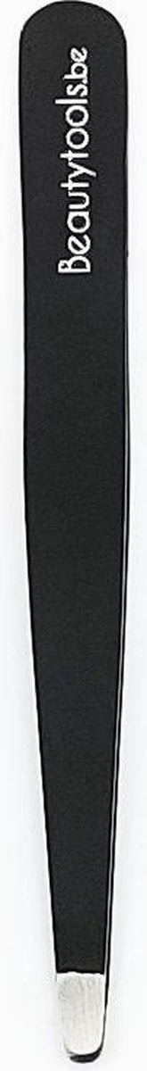 Beautytools Beauty Tweezers/Epileerpincet ROND - Matt Black  (BT-2106)