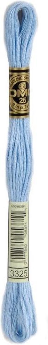 3 stuks DMC Borduurgaren-3325 Blauw