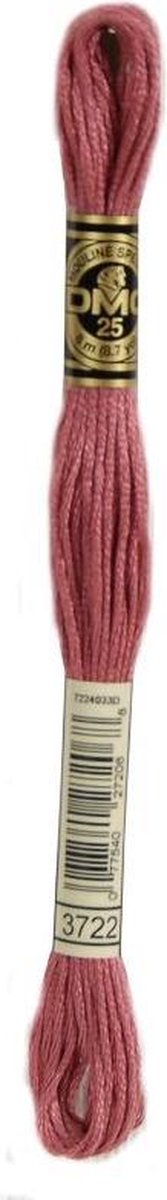 3 stuks DMC Borduurgaren-3722 Oud Bruin