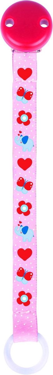 Heimess Fopspeenketting Olifant Roze 21