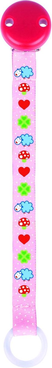 Heimess Fopspeenketting Schaap Roze 21