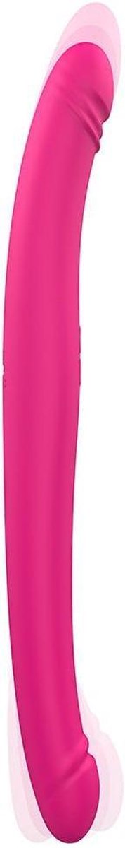 Dorcel Orgasmic Double Do Dubbele Vibrerende en Stotende Dildo - roze