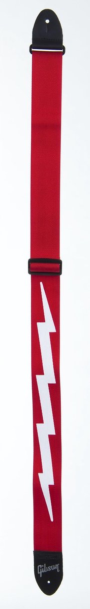 ASGSBL-20 gitaar Strap 2" Ferrari rood