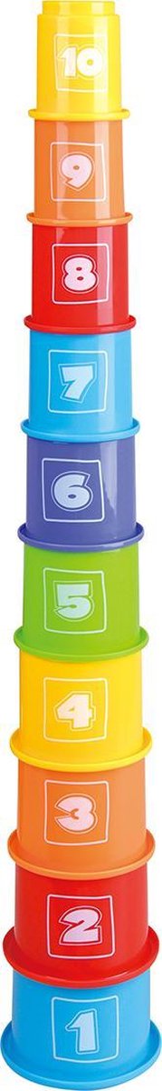 Playgo Stapeltoren Dieren en Cijfers - 10 Stuks