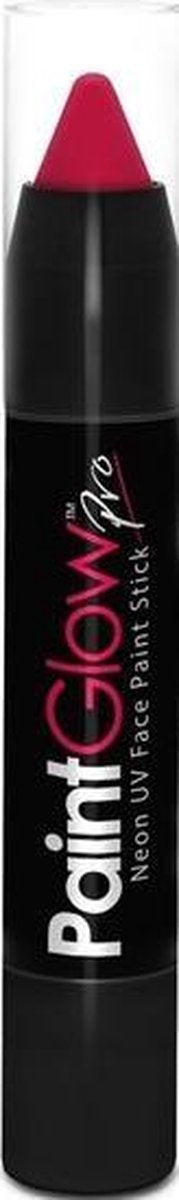 Neon roze UV schmink/make-up stift/potlood - Lichtgevende glow in the dark/blacklight - Schmink/make-up roze thema